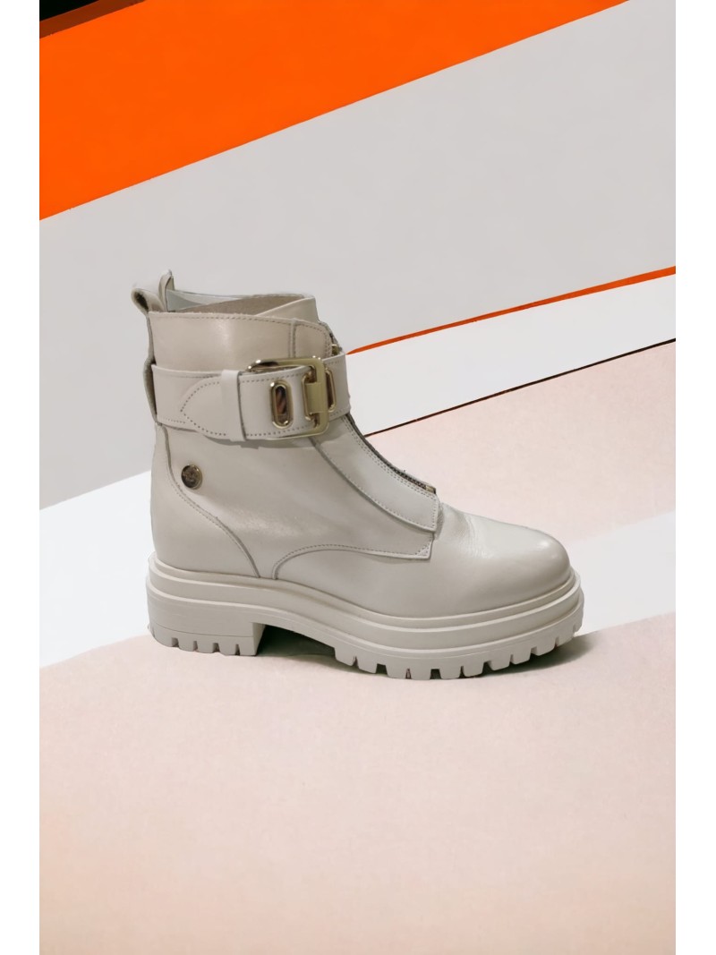 Ruika Beige Buckle Boot