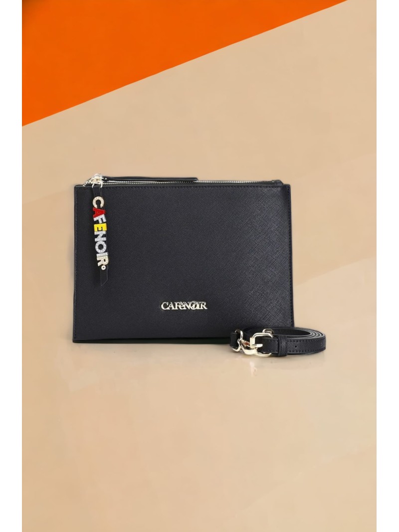 Cartera Saffiano Negra CafèNoir