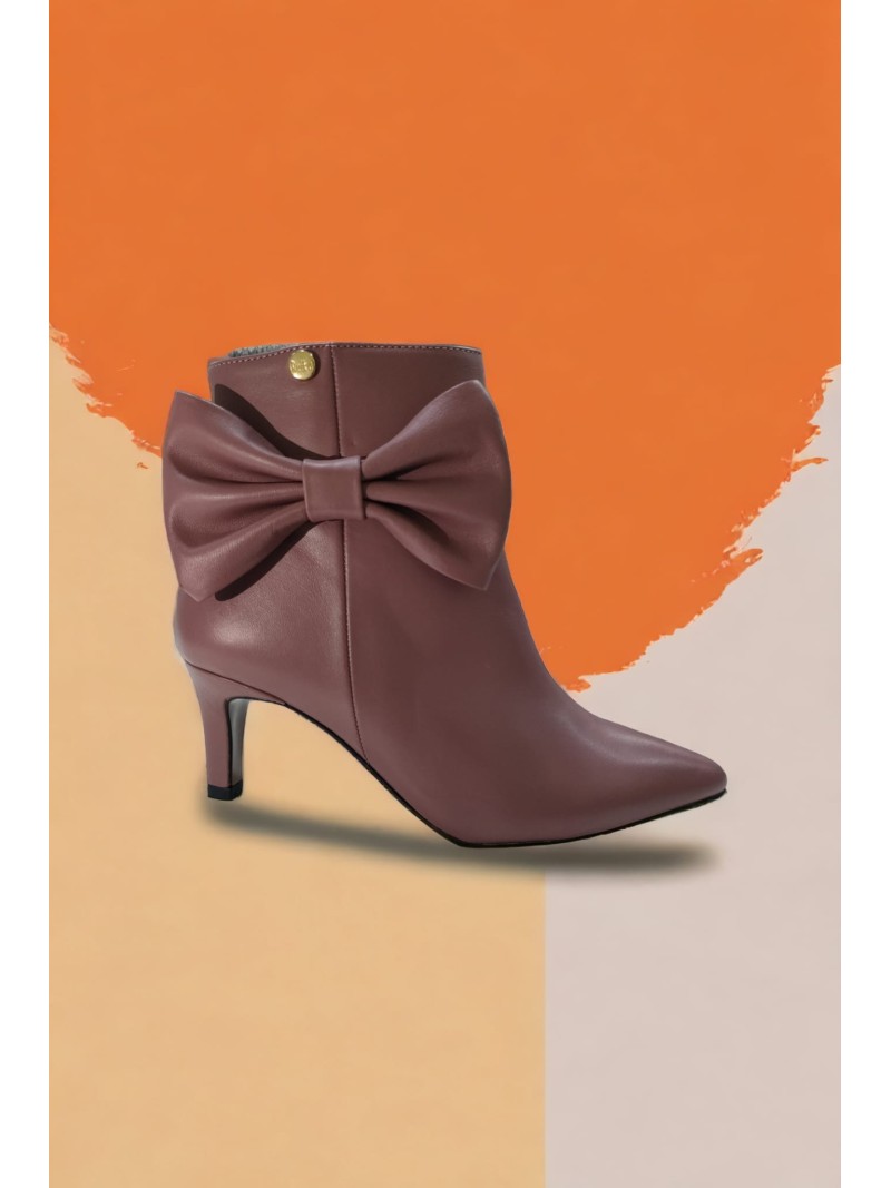 Ruika Pink Heeled Bootie