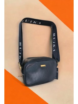 Bolso de Hombro Negro Ruika