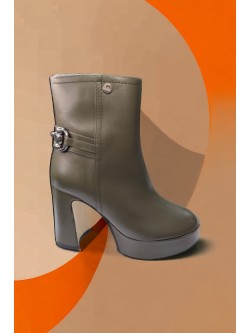 Ruika's High Heel Green Boot