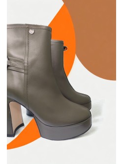 Bota Verde de Salto Alto Ruika