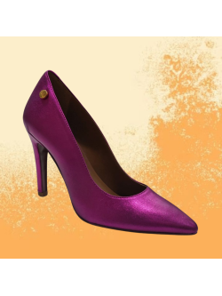 Metallic Scarpin Shoe by Ruika