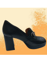 Black Platform Heel by Ruika