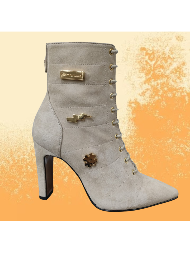 Botas com Salto Alto Bamburi