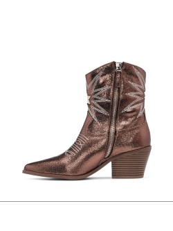 Bronze Ankle Boot by LaStrada