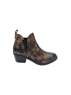 Ruika Black Cobra Texan Bootie