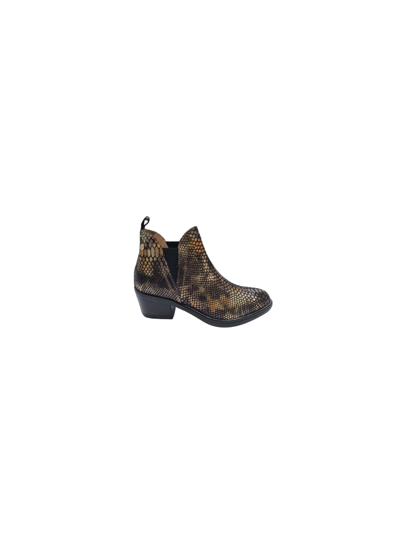 Ruika Black Cobra Texan Bootie