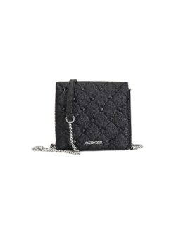 Mini Bolsa Brilhante Preto Cafènoir