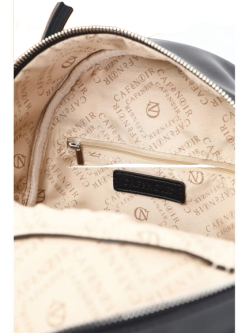 Mochila Com Estampa De Coração Preta CafèNoir